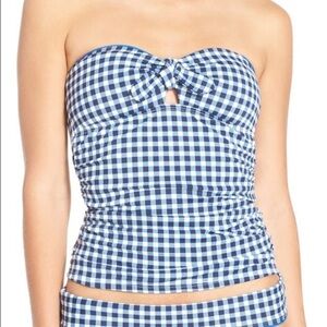 NWOT Tommy Bahama Blue and White Checkered Tankini M